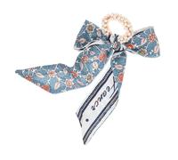 FRCOLOR bandeau à fleurs épingle à cheveux grands élastiques à cheveux brosses à cheveux scrunchies hair band cordes de cheveux d'arc cravate de cheveux de filles en tissu Blue