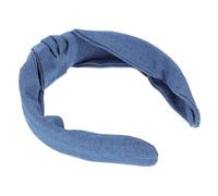 FRCOLOR Bandeau Bleu Jean pour Femmes Bandeau Noué Large Élastique Accessoire Coiffure