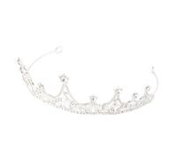 FRCOLOR bandeau d'anniversaire Couronne glitter couronne de cristal pour enfants blanche