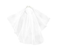FRCOLOR Bandeau De Coiffure De Mariée Élégant Avec Voile Pour Enterrement De Vie De Jeune Fille