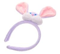 FRCOLOR bandeau de lapin cochon d'inde en train de se nourrir bandeau lapin fille topiaire de lapin jouets encanto deguisement cute coiffe de lapin à la mode décor de fête en tissu Violet