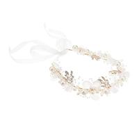 FRCOLOR Bandeau De Mariée Bandeau à Fleurs Pour Filles Épingle à Cheveux Mariée Accessoire De Cheveux De iée De Fille De Fleur Accessoires De x De iée Femme Abs