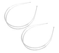 FRCOLOR Bandeau De Mariée En Strass Pour Femme Accessoire De Coiffure Pour Enfant Accessoire De Coiffure Doré