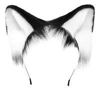 FRCOLOR Bandeau décorations Accessoires de déguisement masque bonnet cotillons d'abeilles hallowen maquiage hair toppers maquilage accessoire pour cheveux -tête compact Peluche Black