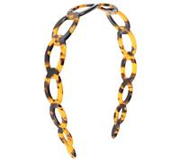 FRCOLOR Bandeau Écaille De Tortue Bandeau Bijou x Tête Bandana Mesdames Uni Extensible Groupe Élastiques à Cheveux Pour Femmes En Coton Feuille D'acétate