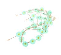 FRCOLOR Bandeau Fleuri Hippie Couronne de Fleurs Ajustable avec Tournesols Accessoire de Cheveux pour Fêtes et Festivals
