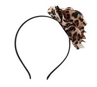 FRCOLOR Bandeau Fleuri Imprimé Léopard Costume De Léopard Pour Femme Accessoires Léopard Pour Femmes Bandeaux De Guépard Pour Femmes En Tissu Leopard