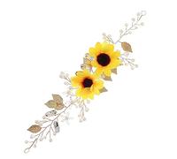FRCOLOR Bandeau Floral Cheveux Mariée Coiffe Fleur Accessoires Mariage Diadèmes Postiche Couronne Fleurs