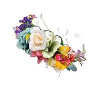 FRCOLOR Bandeau Floral Élégant Pour Mariée Couronne De Fleurs De Mariage Couronne Coiffure De Mariage Parfait Pour Les Occasions Spéciales