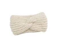 FRCOLOR Bandeau Laine Élastique Accessoire De Sport Mode Style Croisé Couleur Blanche Confort Optimal Pour Exercices Et Activités Extérieures