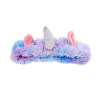 FRCOLOR Bandeau Large Licorne Pour Cheveux Femme, Tissu Ultra Doux, Bandeau Pour Laver Les Cheveux, Fête D’anniversaire Et Spa, Couleur Violet Arc-en-ciel