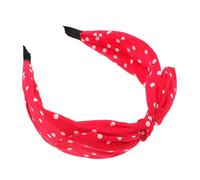 FRCOLOR Bandeau pendentif musique -tête oreilles de lapin accessoires de décalque accessoires de dessin animé bande de cheveux arc cerceau de cheveux d'oreille de lapin en tissu rouge