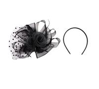 FRCOLOR Bandeau Tendance Pour Femme - Bandeau Voile Accessoires Pour Cheveux Coiffure De Fête Unique Convient À Toutes Les Occasions