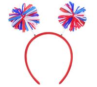 FRCOLOR Bandeau Usa pour Fête Nationale Accessoire de Coiffure Patriotique avec Pompon pour Juillet