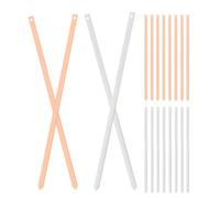 FRCOLOR Bandes Anode en Cuivre et Feuille D'anode en Zinc - Kit 10 Paires pour Expérience Électrique Fruitée - Matériau Batterie DIY Éducatif pour Garçon et Filles, Bricolage Scientifique