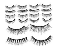 FRCOLOR Bandes De Cils De Luxe 20 Paires Et Aspect Naturel Léger Pour Le Maquillage Et Les Extensions De Cils