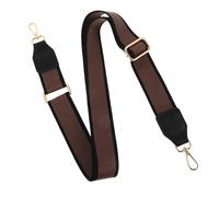 FRCOLOR Bandoulière Large Tissée en Polyester, Sangle De Paquet De Rechange Boucle Métal Doré Clair, Réglable pour Paquet à Main Femme, Usage Quotidien, Compatible Multi-Paquet