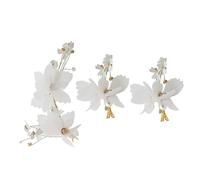 FRCOLOR barrette de mariage hairpin hair clip hair pin barrettes hair toppers hair charms couvre-chef de mariée accessoires de cheveux de mariée postiche pour femme blanche