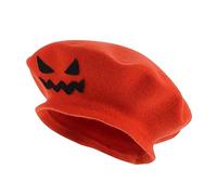 FRCOLOR Béret Halloween Citrouille Orange et Pratique pour Fête et Cosplay Accessoire de Soirée Thématique Décoration Colorée et Confortable