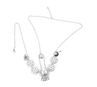 FRCOLOR Bijoux Pour Femmes -tête À Pompons Chaîne De Mariage Bandeau Frontal Élégant Pour Les Séances Photo De Voyage