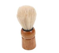 FRCOLOR Blaireau de Rasage Rétro pour Hommes Brosse à Barbe Poils Naturels Manche Confortable pour Rasage Outil Portable pour Toilettage Précis