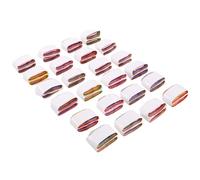 FRCOLOR Bobines de Papier Buccales Colorées 24 Pièces, Accessoires Professionnels pour Tours de Magie, Spirales en Papier pour Bouche, Jeu de Scène, Accessoires Clown et Spectacle