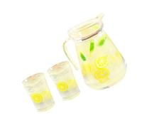 FRCOLOR Boissons Miniature pour Maison De Poupée Pichet à avec Gobelet Petite Tasse Résine pour Meubles De Cuisine De Maison De Poupée