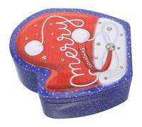 FRCOLOR Boîte à Biscuits Métal Forme de Gantier Boîtes de Noël Rangement pour Bonbons et Friandises pour Cadeaux Fêtes