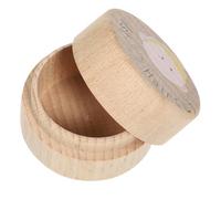 FRCOLOR Boîte à Souvenirs En Bois Pour Bébé Garçon Boîte De Coupe De Cheveux Compacte Pratique Matériau Naturel Rangement Premier Cheveux Garçon Et Filles Coffret Souvenir Câpres