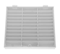 FRCOLOR Boîte Appuyer Sur Le Porte-clou Clous Faux Ongles Bijoux Porte-ongles Attaquer Conseil Trousse à Ongles Cas De Bouts D'ongle Rester Organisateur De Bout D'ongle Acrylique Blanche