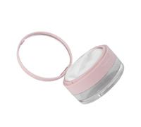 FRCOLOR Boîte De Poudre De Maquillage Avec Miroir Format Compact Boîtier Anti-fuite Housse Filet Élastique Femme Usage Voyage Bureau Scolaire Avec Houppette Intégrée