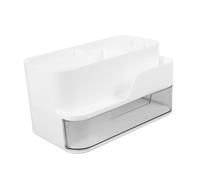 FRCOLOR Boîte De Rangement Bureau Multifonction Petite Taille Ivory Blanc Tiroirs Organisation Cosmétique Maison Bureau Dortoir