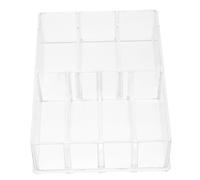 FRCOLOR Boîte de Rangement en Acrylique et Clapets Amovibles Organisateur Multifonctionnel et 7 Compartiments pour pour Cosmétiques pour Usage Professionnel et Domicile Usage Professionnel Domicile