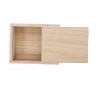 FRCOLOR Boîte de Rangement en Bois de Paulownia Naturel Non Peint pour Cartes à Jouer Dimensions 14X10X5 CM Coffret Porte-Cartes Pratique pour Jeux de Poker et Jeux de Société