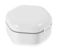 FRCOLOR Boîte de Rangement Portable pour Aligneurs Invisibles Étui de Nettoyage et Protection pour Prothèses Dentaires Plastique Durable Pratique pour Voyage Design Élégant et