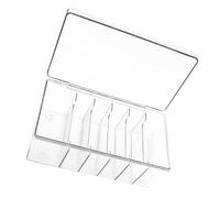 FRCOLOR Boîte De Rangement Pour Outils Extension De Cils Avec Couvercle Organisateur De Maquillage Multifonction Pour Outils Cosmétiques Boîte De Bureau Pour Salon Et Usage Domestique