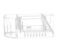 FRCOLOR Boîte de Rangement Transparente pour Outils de Manucure Support Professionnel pour Perceuse à Ongles Organisateur de Têtes de Fraisage Rangement Pratique pour Nail Art