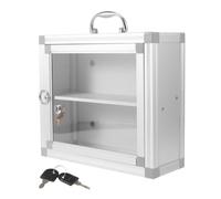 FRCOLOR Boîte Murale Médicaments Renforcée et Organisateur Multiusage pour Urgences Rangement Médical et Objets Perdus Usage Domestique et Public