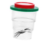 FRCOLOR Boîte Observation Insectes Portable avec Loupe Agrandissante Visionneuse Facile à Utiliser pour Garçon Fille Curieux Exploration Nature et Apprentissage Biologie