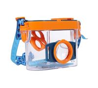 FRCOLOR Boîte Observation Insectes pour Garçon Fille Loupe Magnifiante et Récipient Transparent Outil Pédagogique pour Explorer la Nature Classe et Extérieur