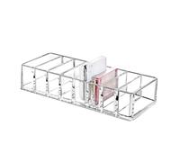 FRCOLOR Boîte Rangement Maquillage Transparent Compartiments Organisateur Cosmétique Multifonctionnel pour Produits de Beauté et Bijoux Pratique pour Usage Professionnel et Domestique