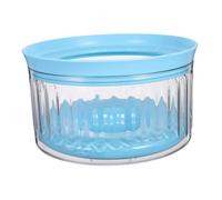 FRCOLOR Bol Eau Chien Anti-éclaboussures avec Disque Flottant Bol Stable Anti-débordement pour Animaux Convient Intérieur et Voyage (Bleu)