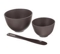 FRCOLOR Bol En Silicone Résistant La Chaleur Pour Chauffe-cire Dépilatoire, Bol Pour Préparation De Masques Maison, Outil Cosmétique Poignée Sécurisée Pour Usage Institut Et Spa