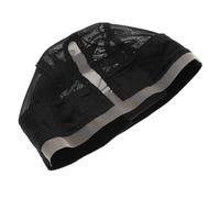 FRCOLOR Bonnet De Couleur Noire Bonnet De Tissage Bonnets De Pour Femmes Bonnet Chauve Bonnet De Filet Bonnet Pour Débutants Couture S 46 Cm