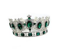 FRCOLOR Boucle De Cheveux De Mariage De Mariée Couronne or Poule Fantaisie Couvre-chef Baroque Communion Barrettes à Cheveux De Mariage Silver