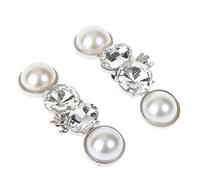 FRCOLOR Boucles De Chaussures Décoratives Perles Et Cristal Ornements De Chaussures Diy Décoration De Boucle De