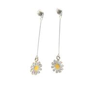 FRCOLOR Boucles D'Oreilles À Tige Breloques Marguerites Pour Femmes Pendantes Créoles Fleur Accessoires Chrysanthème Clous D'Oreilles Jaunes