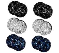 FRCOLOR Boucles d'Oreilles Magnétiques à Clip 6 Paires Élégantes Non Percées Accessoires Modernes pour Femmes et Hommes Clips Décoratifs Confortables