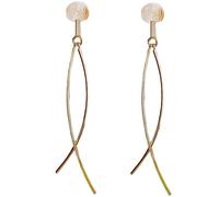 FRCOLOR Boucles d'Oreilles Pendantes à Clip pour Femmes Longues et Élégantes Design Chic Accessoire de Mode Non Percé Fêtes et