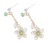 FRCOLOR Boucles Oreilles Décoratives Pendentifs Forme De Fleur Boucles Oreilles Doubles Accessoires